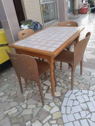 Table à manger rallonge en bois image 5