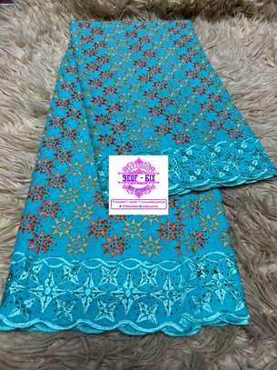 TISSU VOILE BRODÉ DUBAÏ 5 Yard image 4