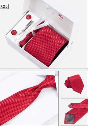 Coffret ensemble cravatte, boutton manchette et mouchoir image 9