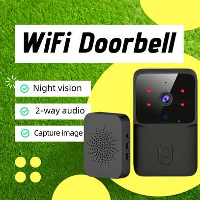 Sonnette de porte connectée wifi  - visionnage  à distance image 2