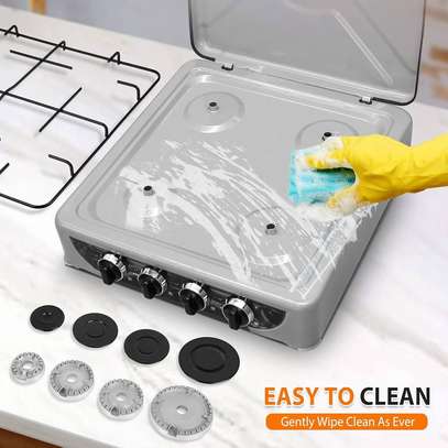 Cuisinière/Gazinière  à Gaz 4 Feux Avec Étagère image 6