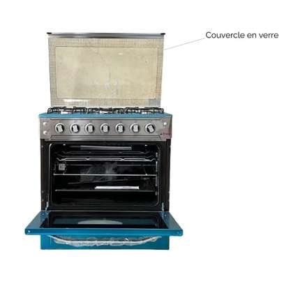CUISINIÈRE ASTECH 5FEUX 80X60 INOX image 1