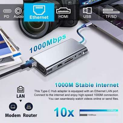 Hub USB-C, adaptateur 11-en-1 USB-C to HDTV image 8
