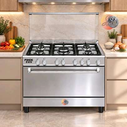 CUISINIERE FINIX 5FEUX 90X60 INOX G95NDM (62V12T2G1X) image 2