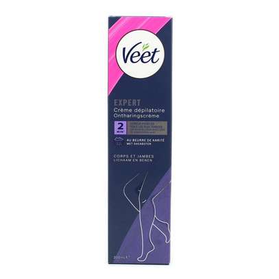 Veet Expert crème dépilatoire 200ml corps jambes 2 min image 3