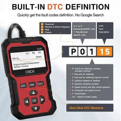 Outils de Diagnostique Automobile Lecteur de Codes OBD image 2