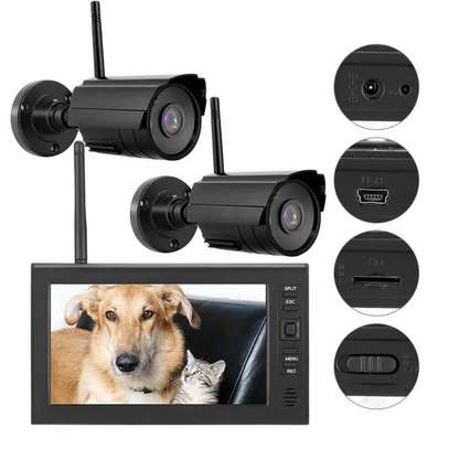 Système de vidéosurveillance sans fil 7 pouces + 2 caméras image 3