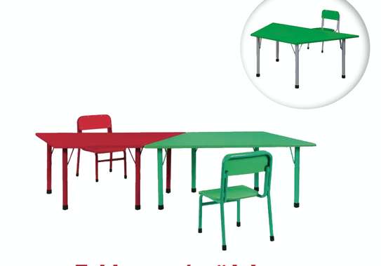 Table banc pour école et maternelle image 6
