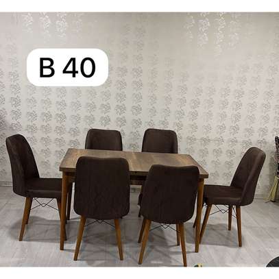 PROMO TABLE À MANGER 6PLACES EXTENSIBLE 80X130/80X170 BOIS image 2