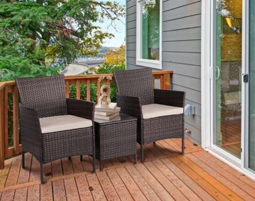 Salon de jardin en rotin synthétique image 3