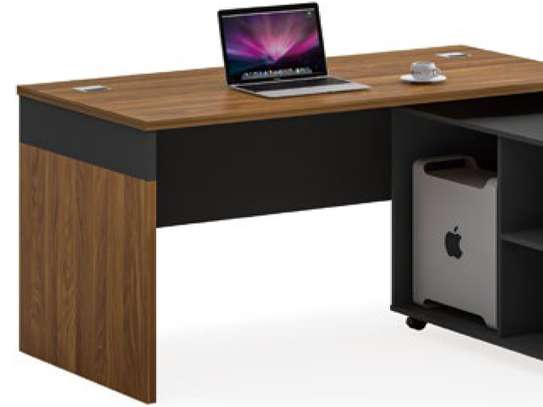 BUREAU DIRECTION KM-117 1800*900*760 MELAMINE  MARRON+GREY image 2