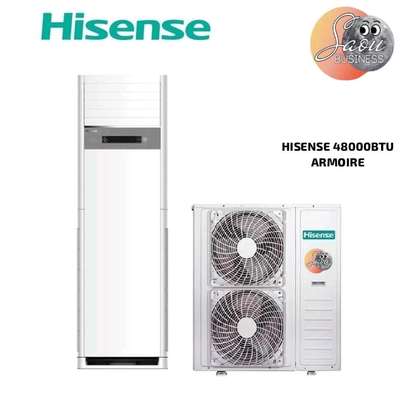 SPLIT HISENSE 48000BTU ARMOIRE AUF-48CR6SDM image 1