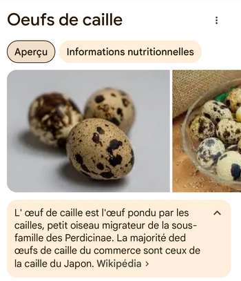 Œuf de Cailles image 3