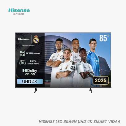 smart hisense 85" uhd 4k full options image 1