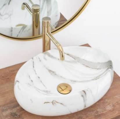 ÉVIER SALLE DE BAIN EN MARBRE image 1