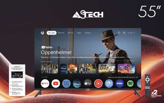 tv smart astech 55" android ultra hd 4k full options image 2