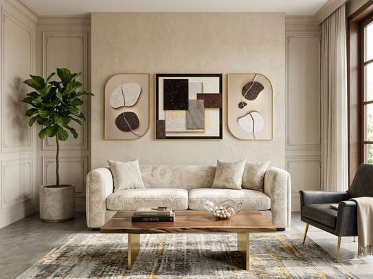 Tableau 3 pieces 140cm/60cm image 4