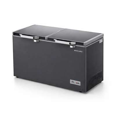 CONGELATEUR 500LITRES INDURO HORIZONTAL 2PORTES GRIS image 2