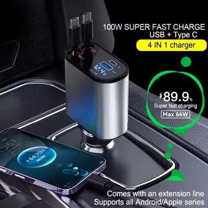 Chargeur de voiture rapide 4-en-1 - CALUS CAR06 - 66W image 9