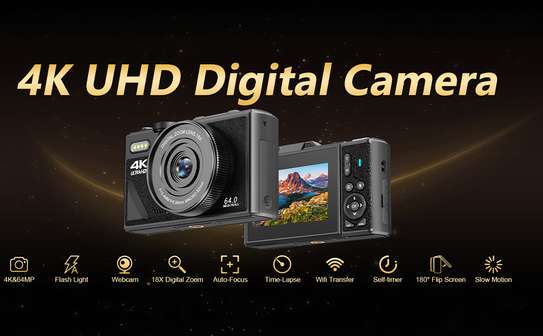 Appareil Photo 64 MP vidéo 4K écran pliable 3 pouces image 3