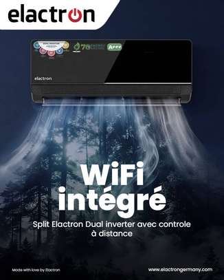 Climatiseur ELACTRON 12000 BTU (1.5 CV) DUAL INVERTER + WIFI image 2