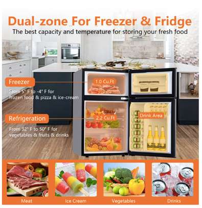 Réfrigérateur compact Aoile mini réfrigérateur à deux portes image 4