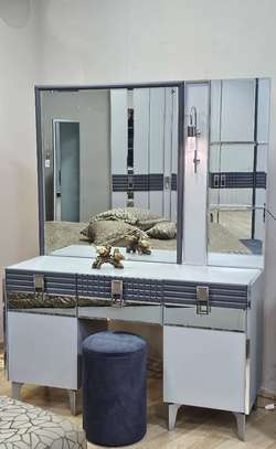CHAMBRE A COUCHER ARMOIRE 6BATTANTS 6PIECES GRIS EFTELYA image 3