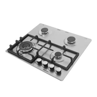 PLAQUE HISENSE ENCASTRABLE 4FEUX 60X60 A GAZ INOX image 3