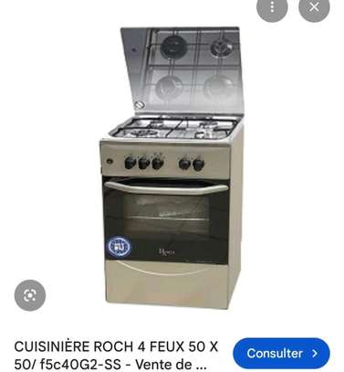 Cuisinière à gaz 4 feux 50x50 image 2