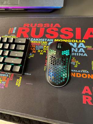 Gamer ( clavier rgb / souris )sans fil  avec tapis image 6