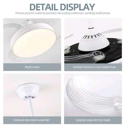 Ventilateurs de plafond Intelligent LED + Télécommande image 6