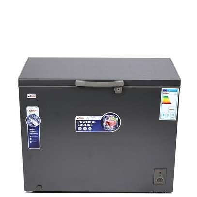 Congélateur Astech horizontal 300litres Gris image 2