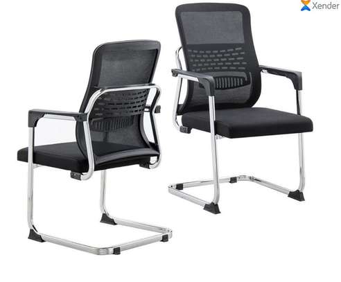 Chaise bureau ergonomique noire réglable avec roulettes image 6