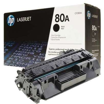 HP 80A toner LaserJet noir authentique image 1