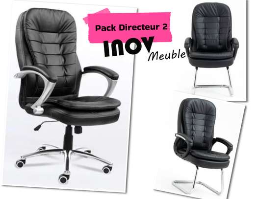 Fauteuil de bureau directeur/assistant image 7