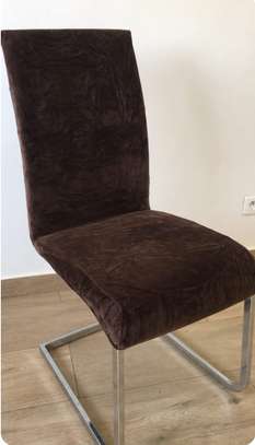 Lot de 6 housses de chaise en Velours image 10