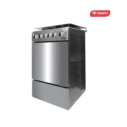 CUISINIÈRE SMART TECHNOLOGY 4 FEUX 50×50 INOX FULL OPTION image 1