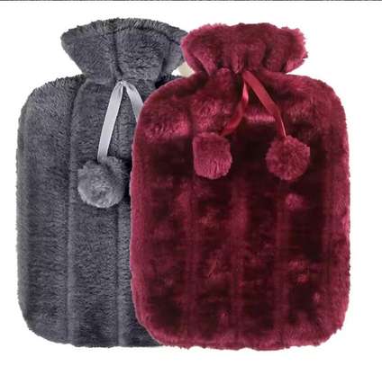 Bouillotte avec housse en peluche douce – 2 litres image 7
