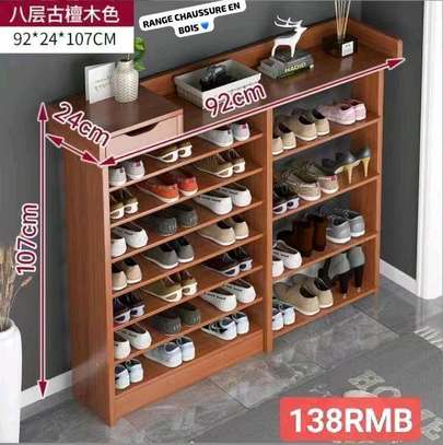 Range chaussures en bois image 3