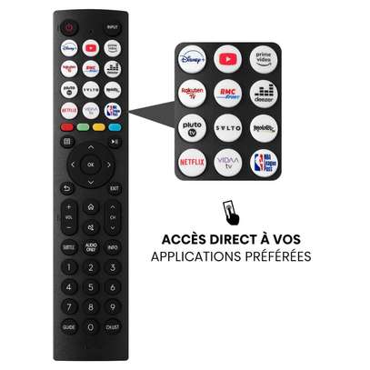 TELEVISEUR 40POUCES HISENSE LED SMART VIDAA 40A4K image 1