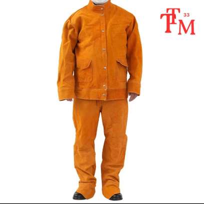 TM 33 combinaison soudeur de travail orange haute visibilité image 1