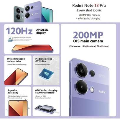 Redmi Note 13 Pro - 256Go Ram 8Go - Photo 200MP image 6