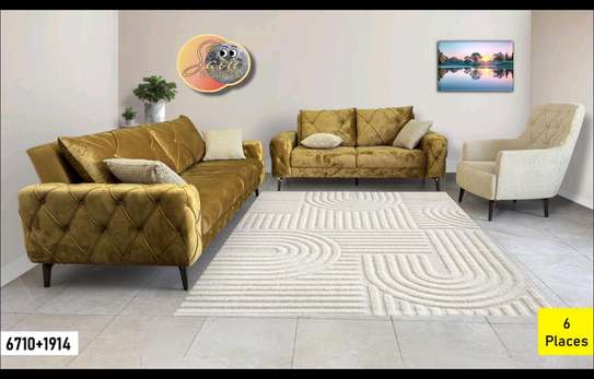 SALON LIZBON 6 Places +Canapé Lit image 1