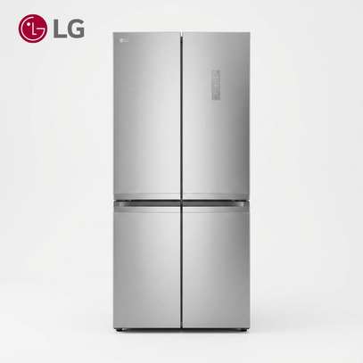 LG réfrigérateur 4 portes inox grand volume écran digital image 2