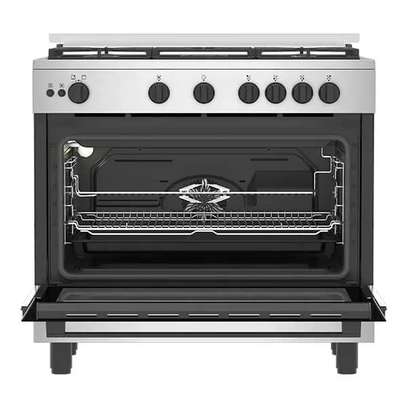 CUISINIERE 5FEUX BEKO 90X60 A GAZ INOX BGGR11125GX image 3