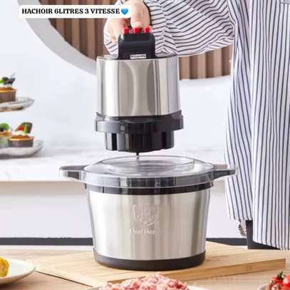 Hachoir à Electrique - Inox - 6 Litres image 2