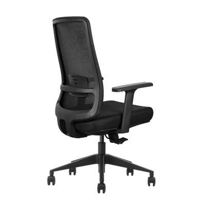 Chaise bureau ergonomique noire dossier mesh réglable image 3