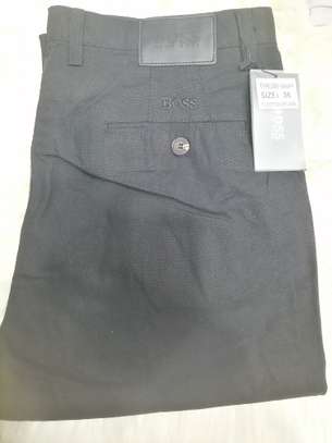 Pantalons Hugo Boss lin et coton image 4