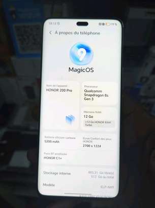 Huawei honor 200 pro 512go ram12+12 image 3