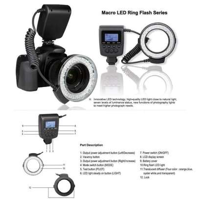 Macro 48 LED Anneau Flash Light LCD  Power Control image 5